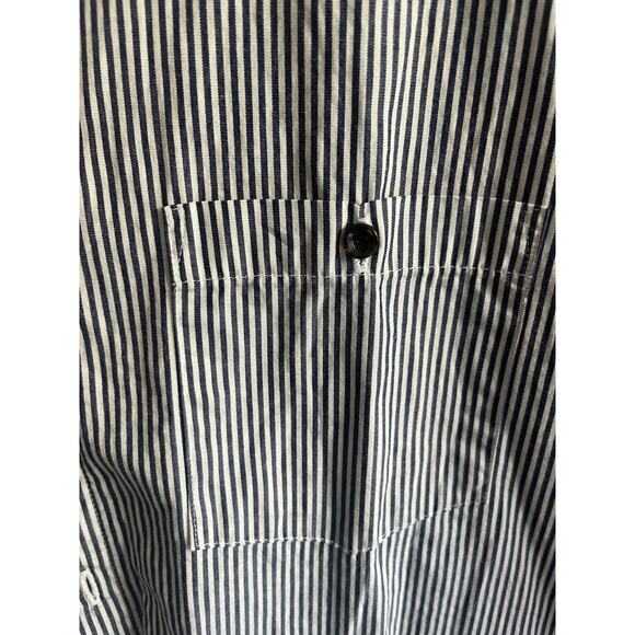 Caulfield Preparatory striped long 3/4 sleeve chore coat size 3 - Picture 6 of 8